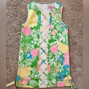 Lilly Pulitzer Kids Multi Hibiscus Stroll Shift Dress